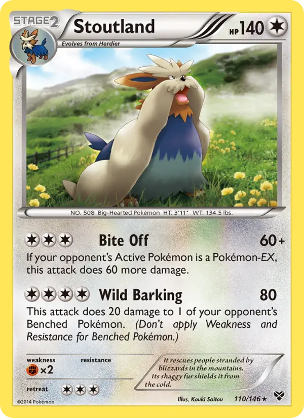 Stoutland #110 — XY