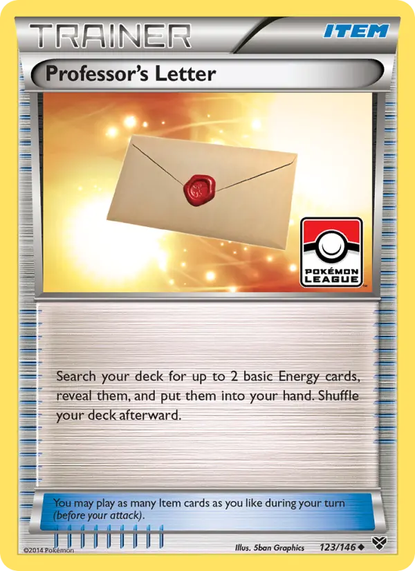 Professor's Letter #123 — XY