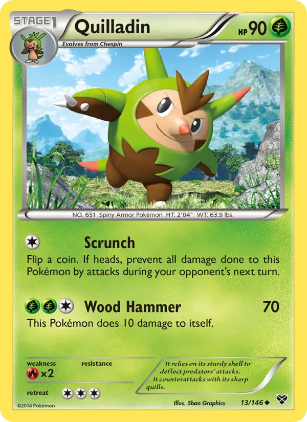 Quilladin #13 — XY
