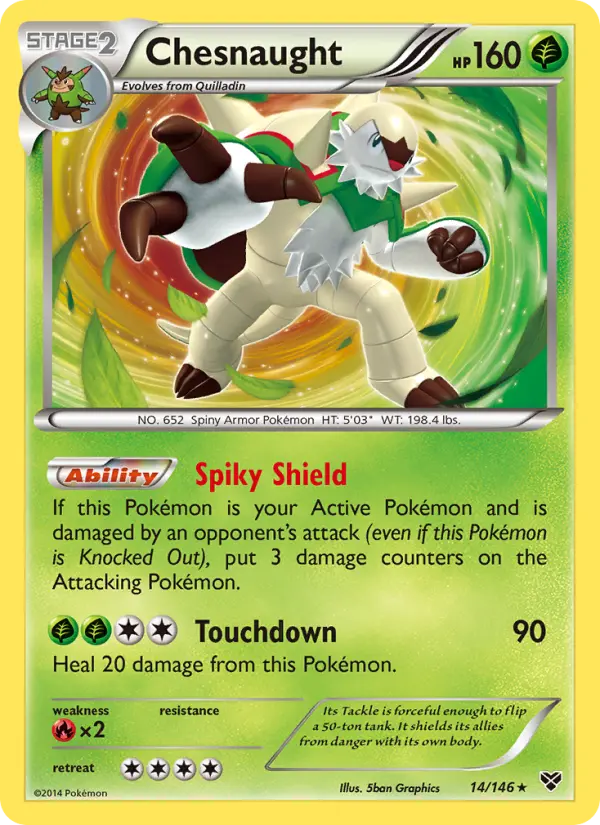 Chesnaught #14 — XY