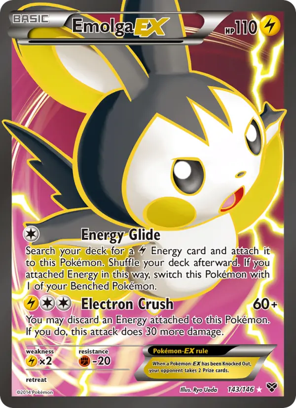 Emolga EX #143 — XY