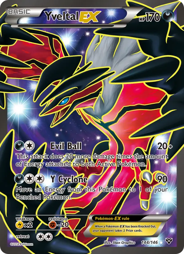Yveltal EX #144 — XY