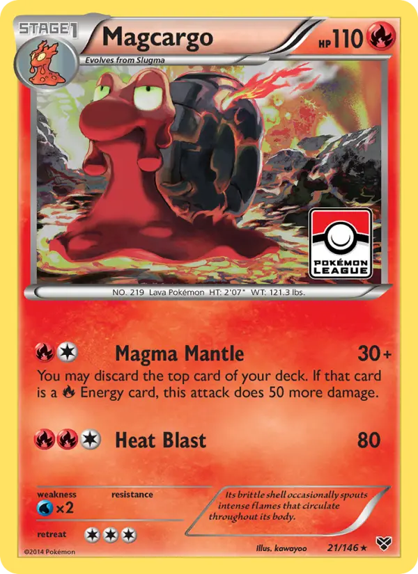 Magcargo #21 — XY