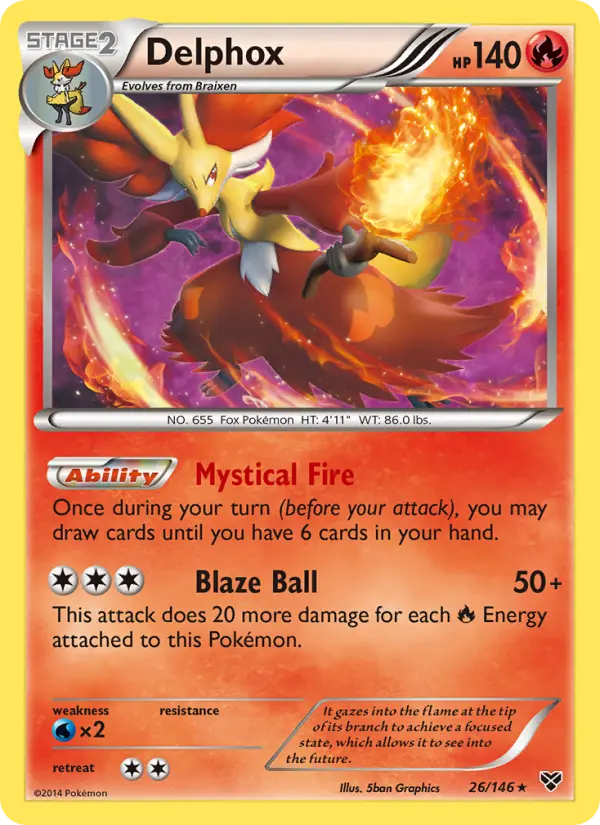 Delphox #26 — XY