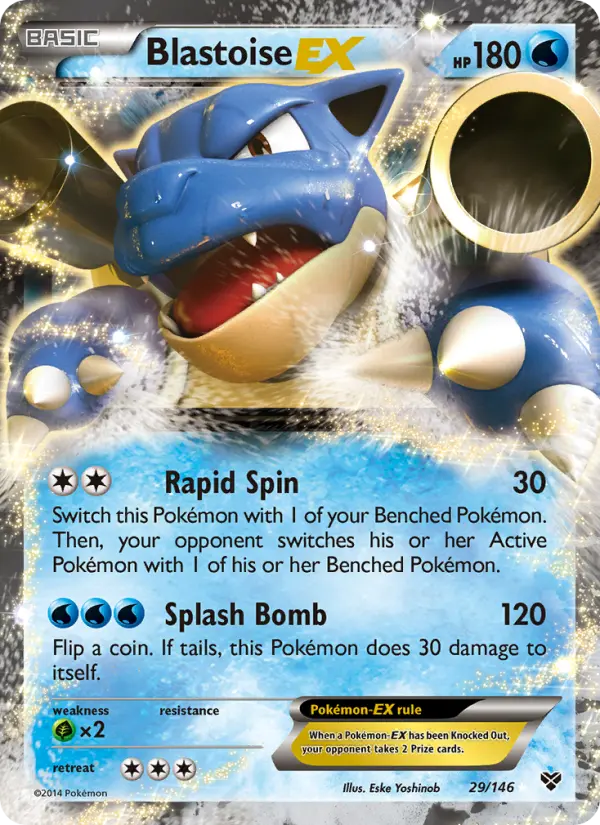 Blastoise EX #29 — XY