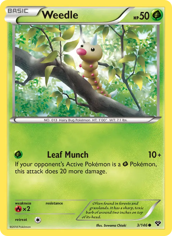 Weedle #3 — XY