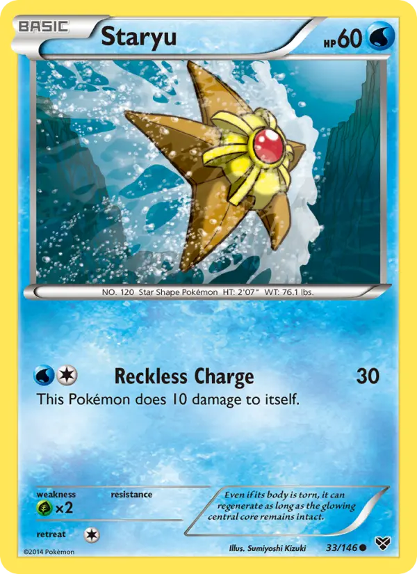 Staryu #33 — XY