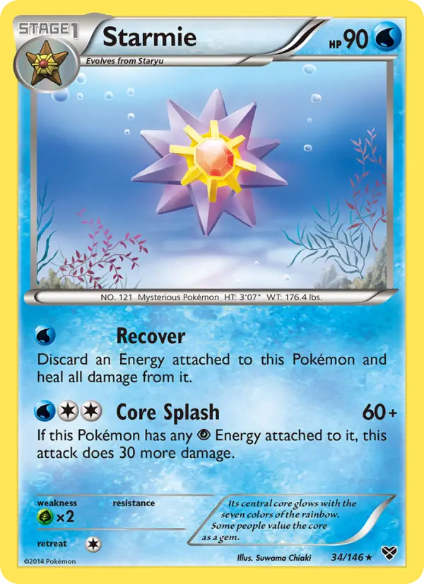 Starmie #34 — XY