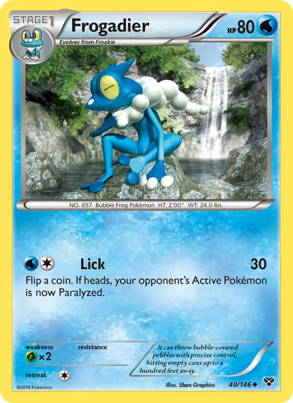 Frogadier #40 — XY