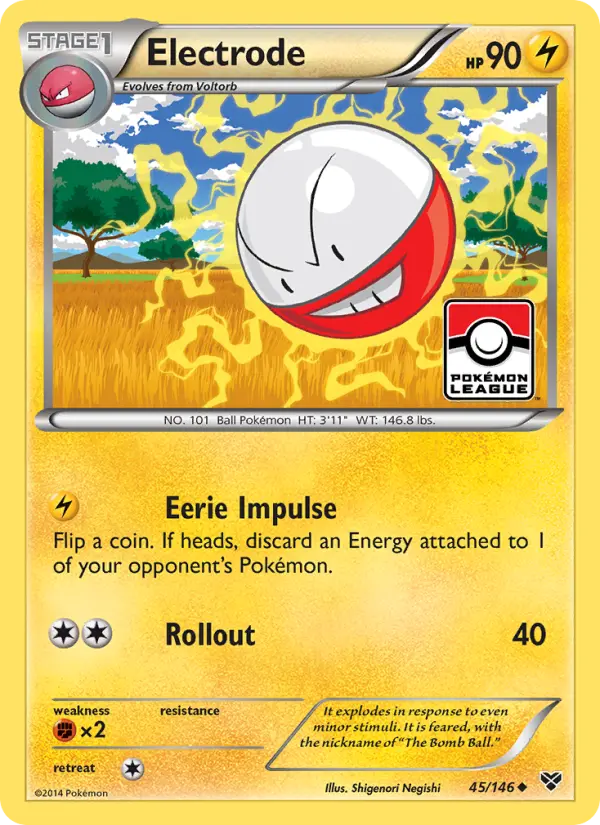 Electrode #45 — XY