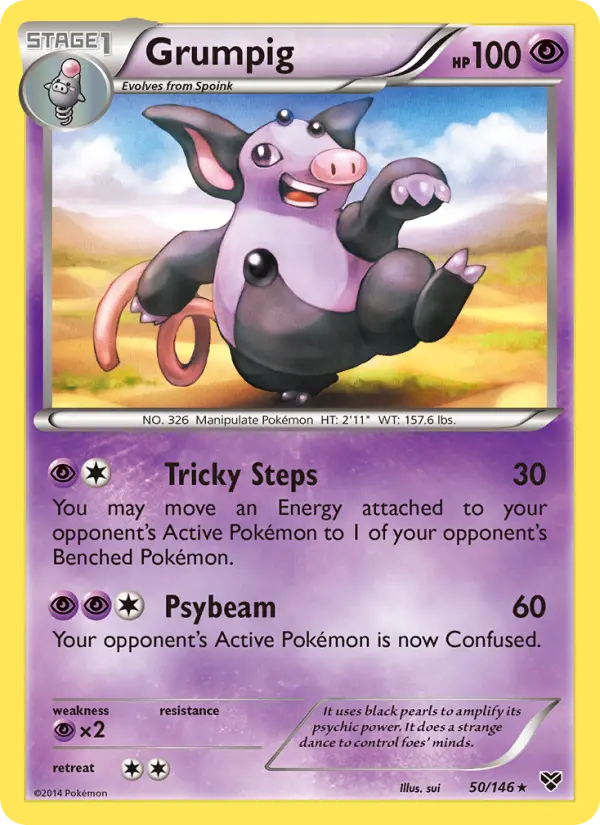 Grumpig #50 — XY