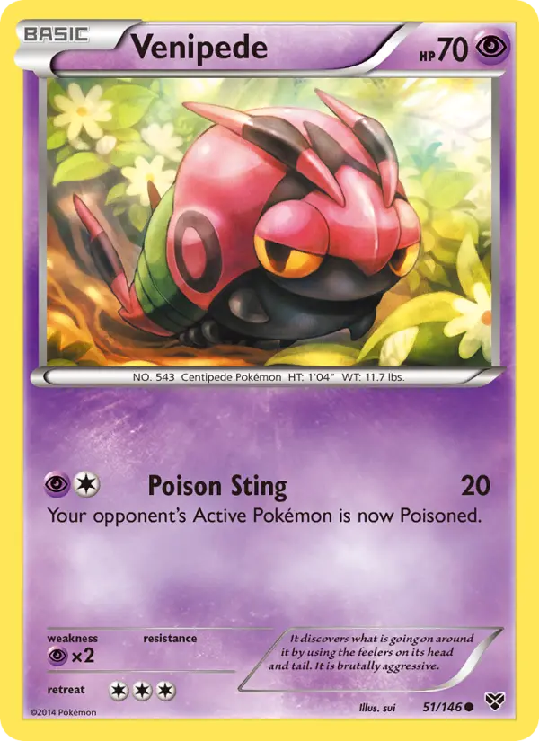 Venipede #51 — XY