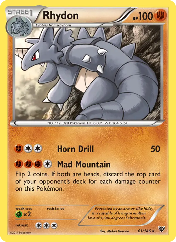 Rhydon #61 — XY