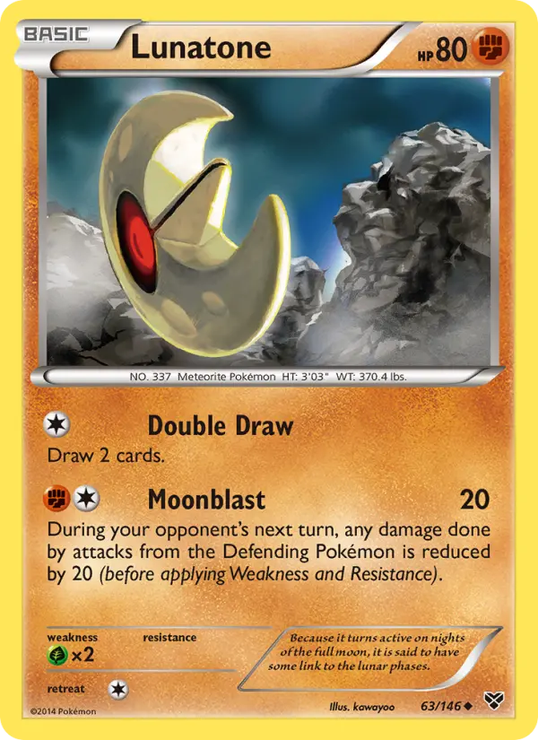 Lunatone #63 — XY