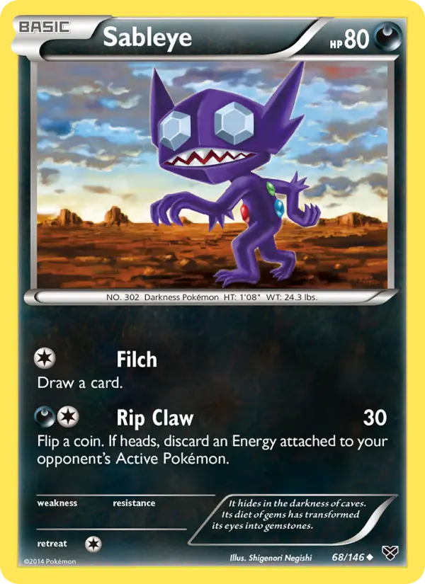 Sableye #68 — XY