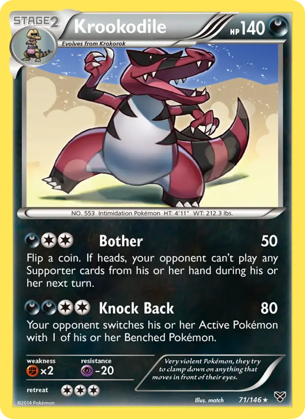 Krookodile #71 — XY