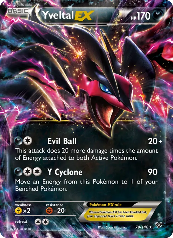 Yveltal EX #79 — XY