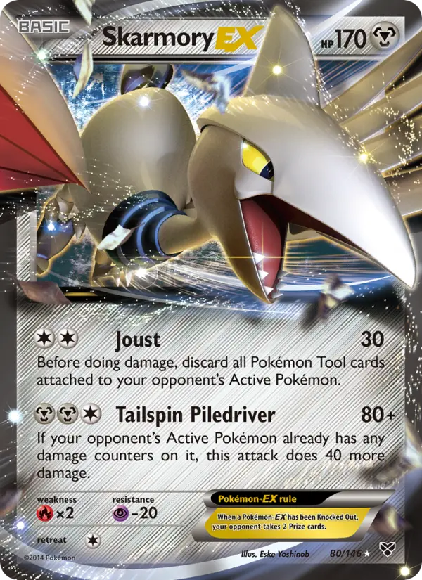 Skarmory EX #80 — XY