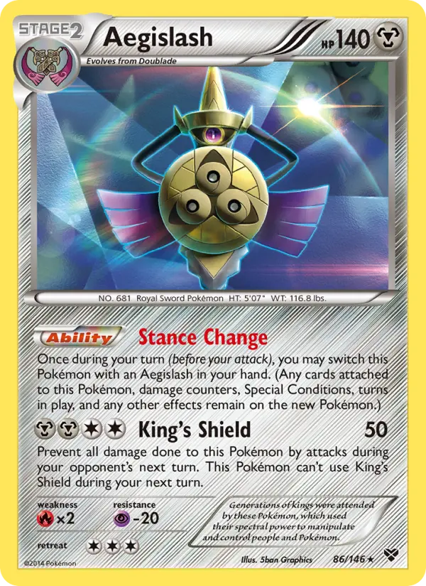Aegislash #86 — XY