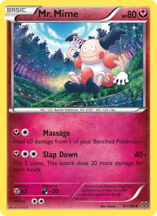 Mr. Mime #91 — XY