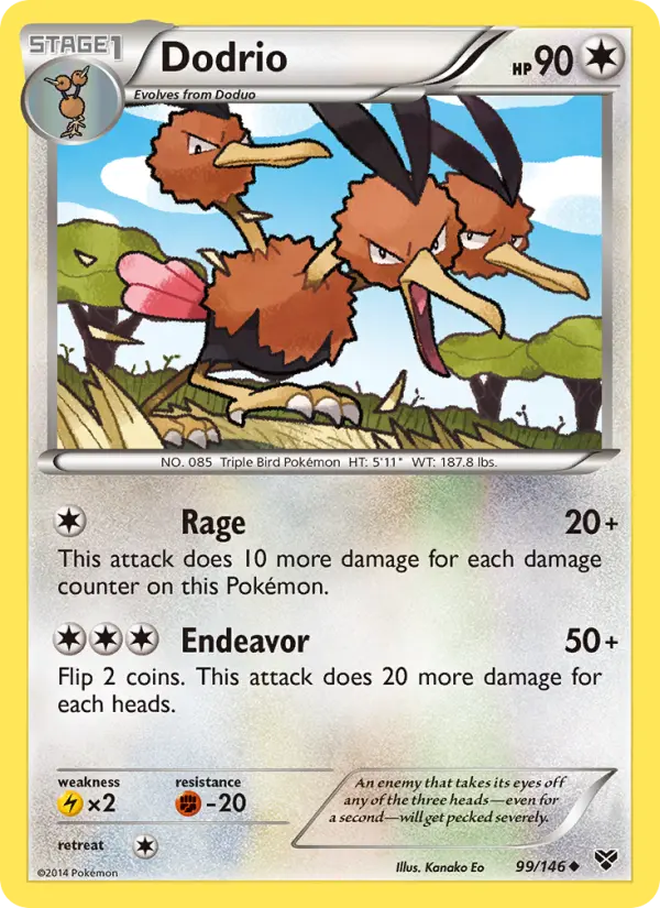 Dodrio #99 — XY