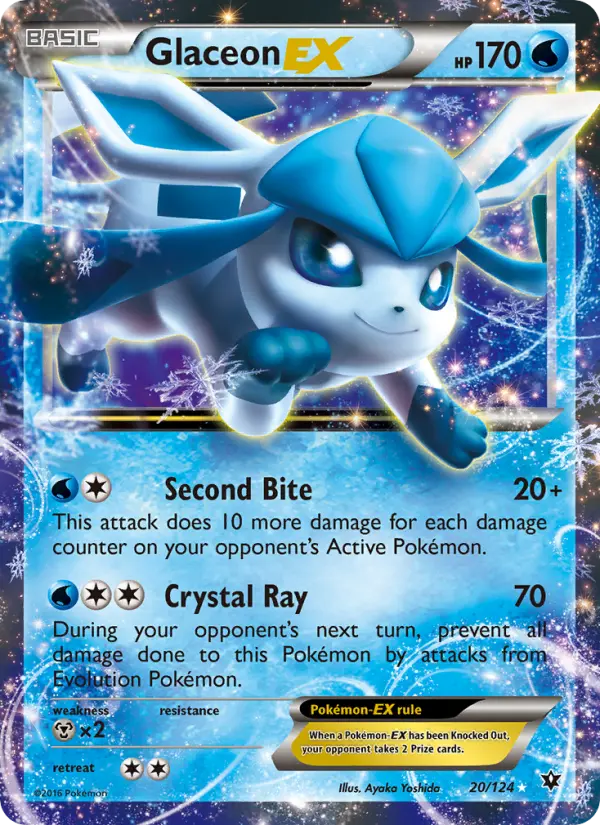 Glaceon EX #20 — Fates Collide