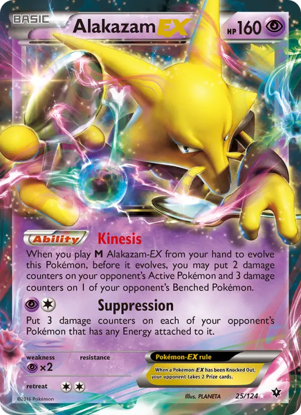 Alakazam EX #25 — Fates Collide
