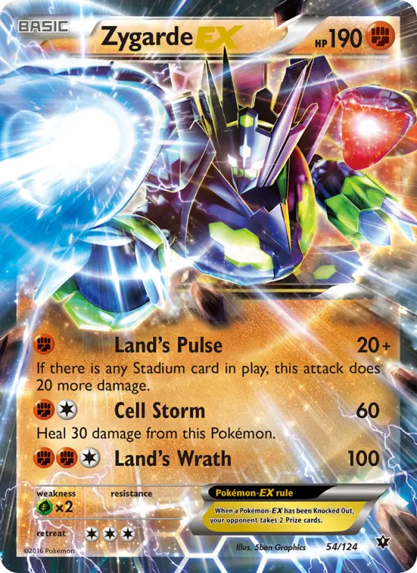 Zygarde EX #54 — Fates Collide