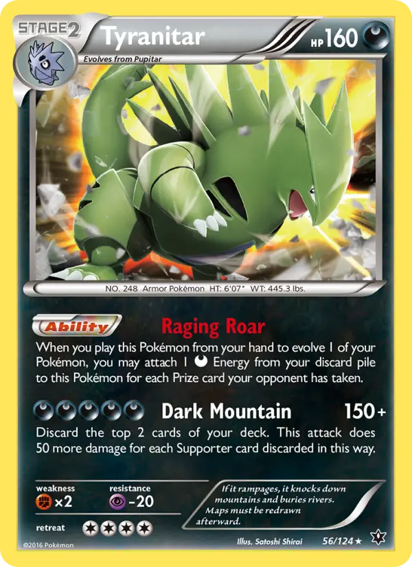 Tyranitar #56 — Fates Collide