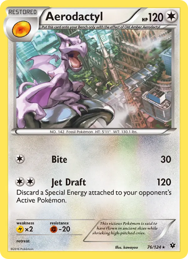 Aerodactyl #76 — Fates Collide