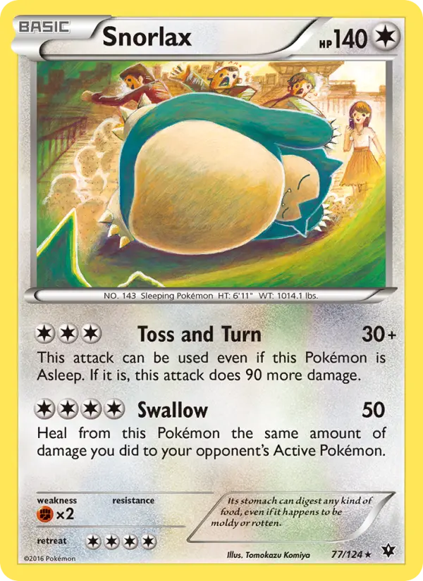 Snorlax #77 — Fates Collide
