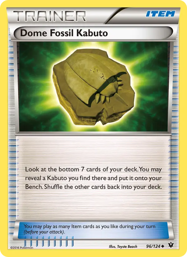 Dome Fossil Kabuto #96 — Fates Collide