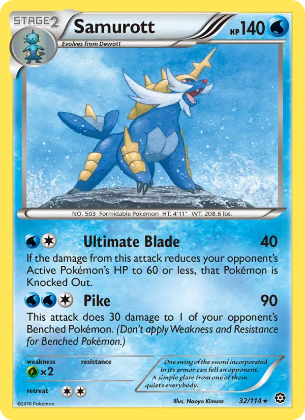 Samurott #32 — Steam Siege