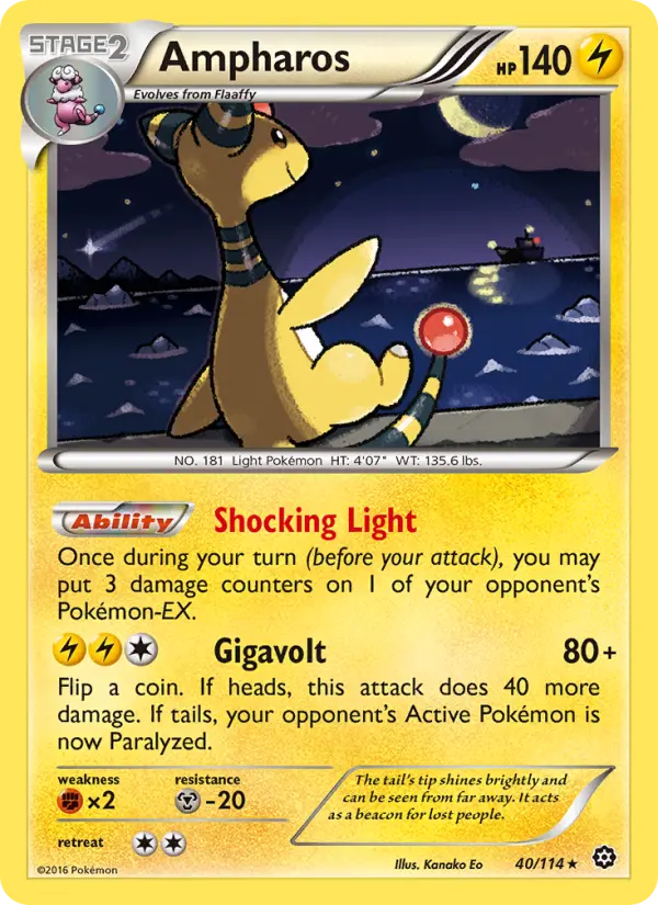 Ampharos #40 — Steam Siege