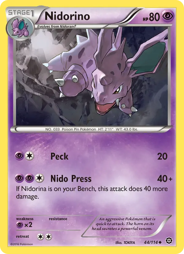 Nidorino #44 — Steam Siege
