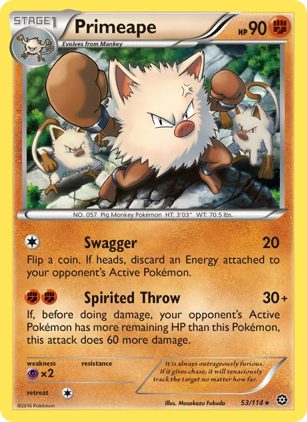 Primeape #53 — Steam Siege