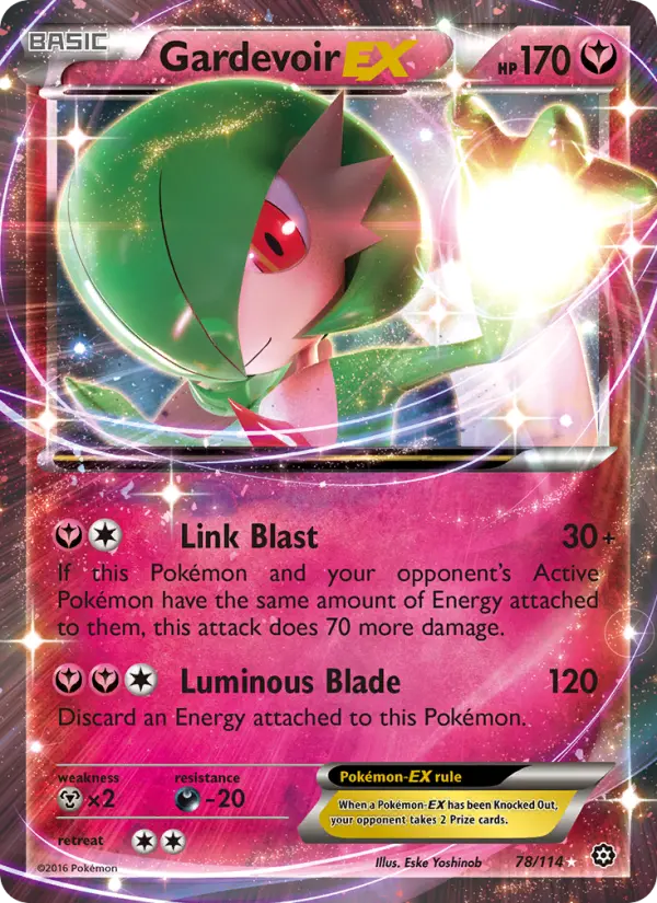 Gardevoir EX #78 — Steam Siege