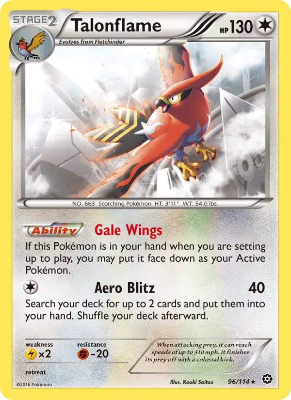 Talonflame #96 — Steam Siege