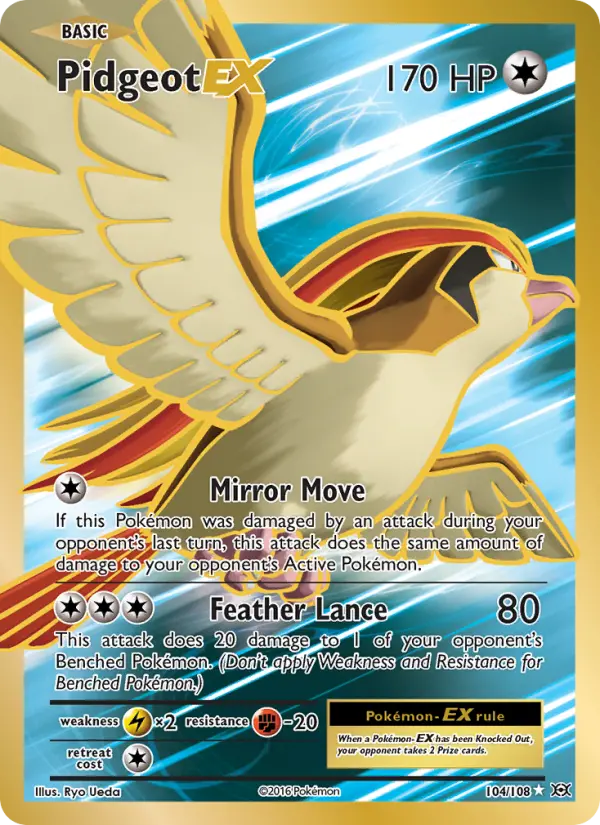 Pidgeot EX #104 — Evolutions