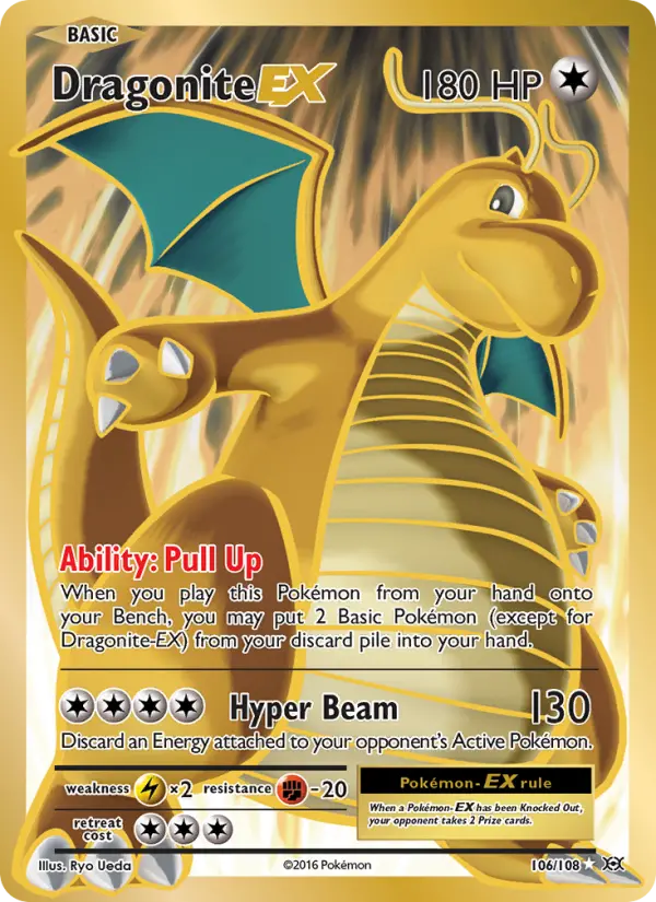 Dragonite EX #106 — Evolutions