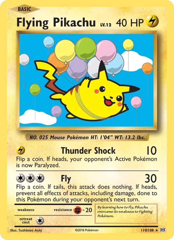 Flying Pikachu #110 — Evolutions