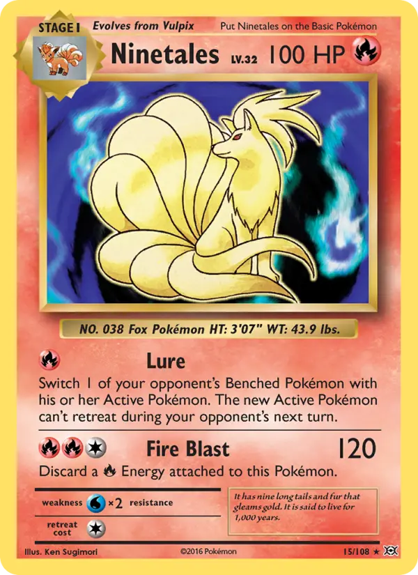 Ninetales #15 — Evolutions