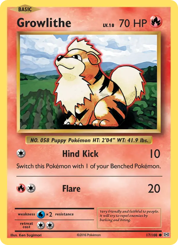 Growlithe #17 — Evolutions