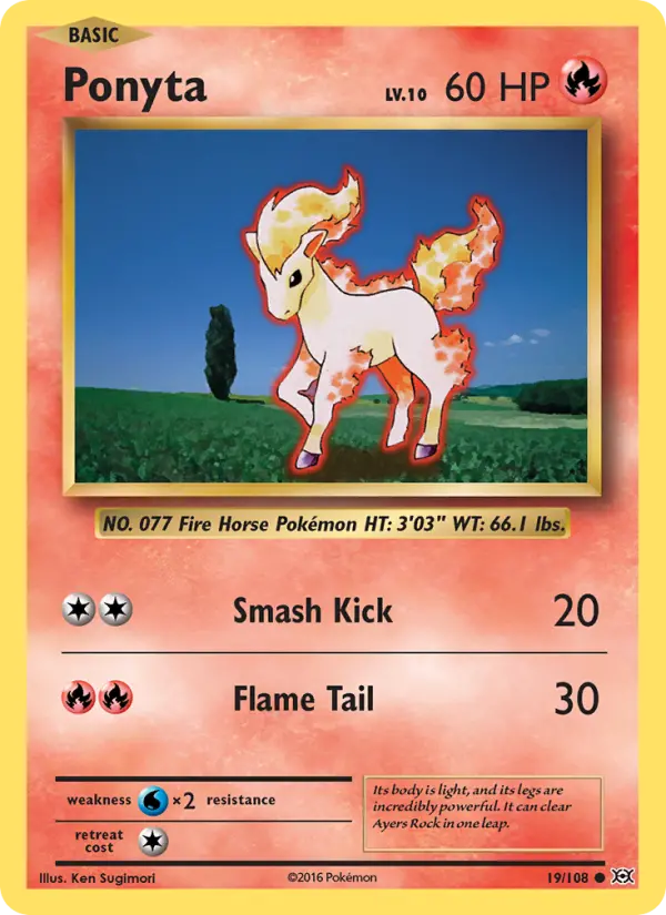 Ponyta #19 — Evolutions