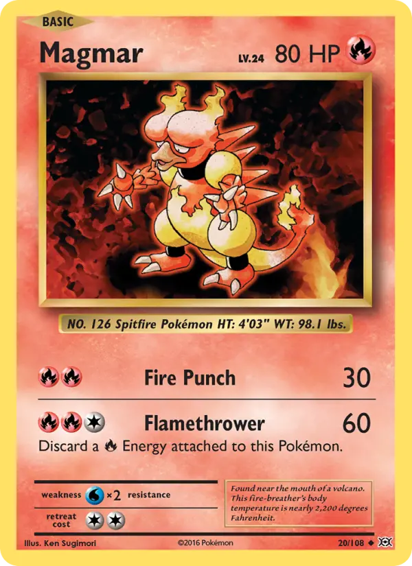 Magmar #20 — Evolutions