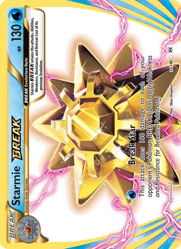 Starmie BREAK #32 — Evolutions