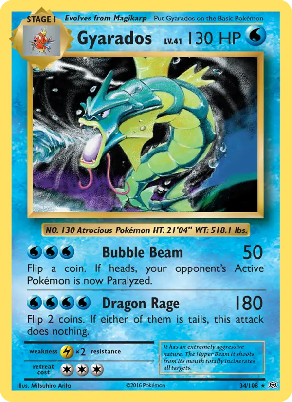Gyarados #34 — Evolutions