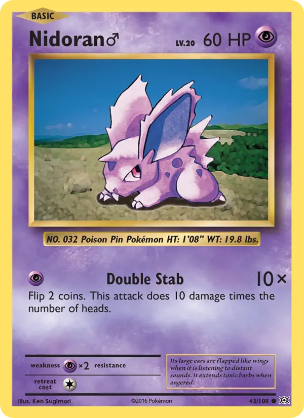 Nidoran♂ #43 — Evolutions