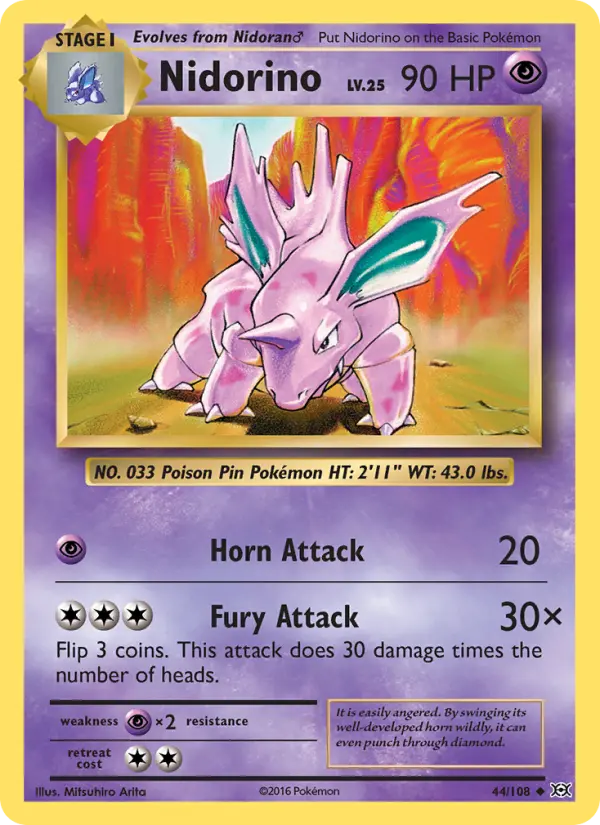 Nidorino #44 — Evolutions