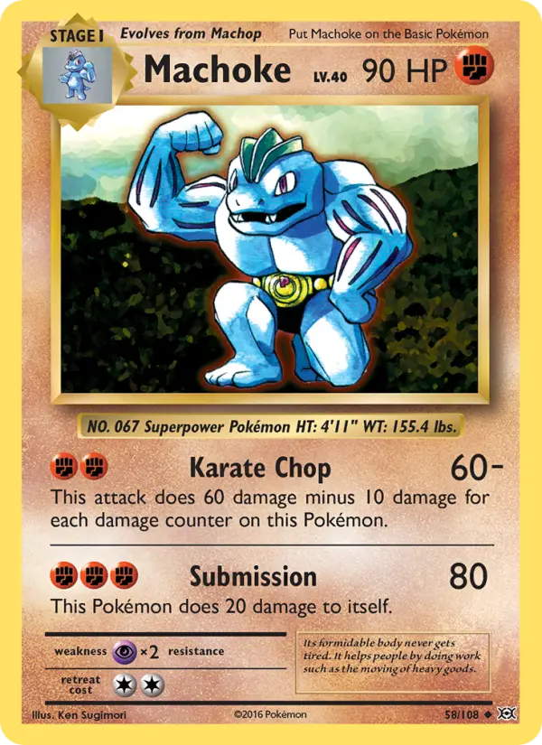 Machoke #58 — Evolutions